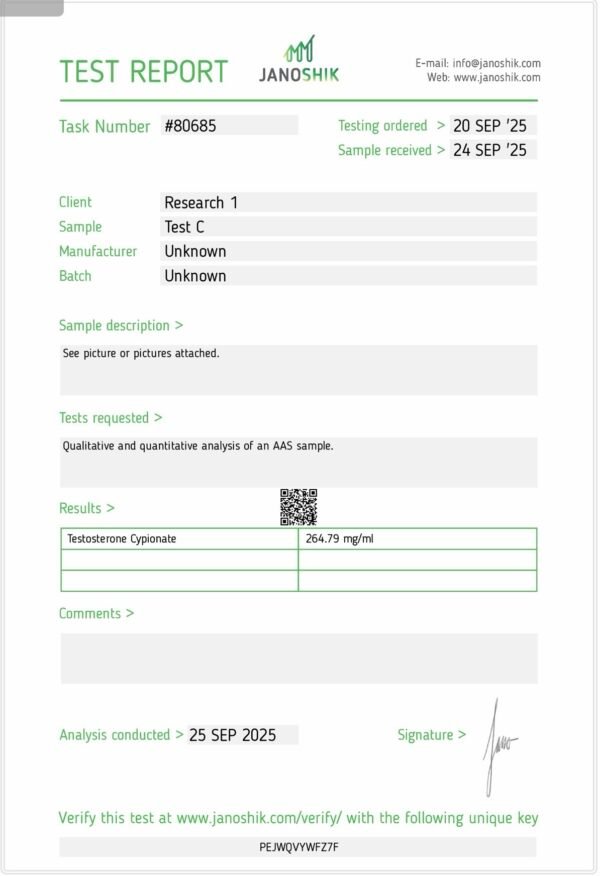 Test Cypionate 250