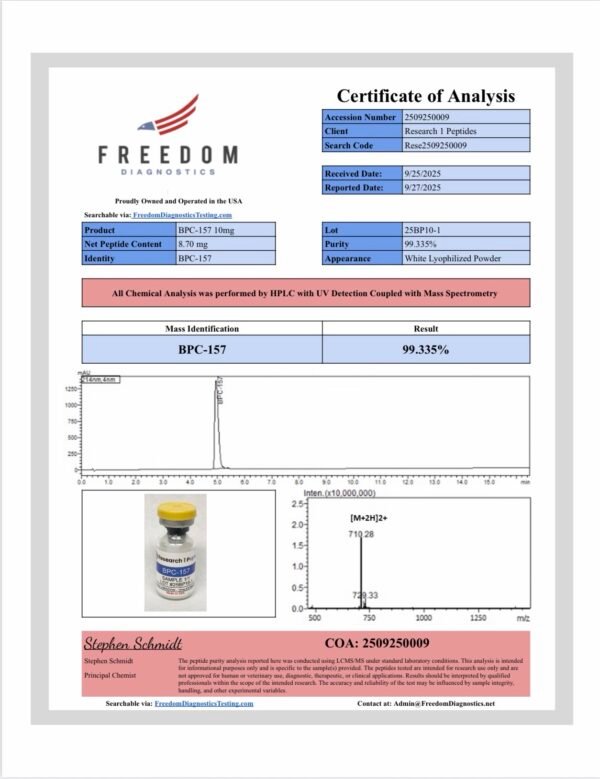 BPC-157 8.7 mg - Low Dosage - Image 2