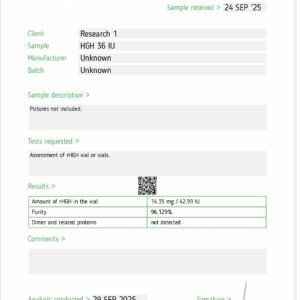 HGH 36 iu